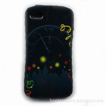 TPU Phone Case with Pretty Waist for iPhone 4, adopt Latest IMD/IML Technology